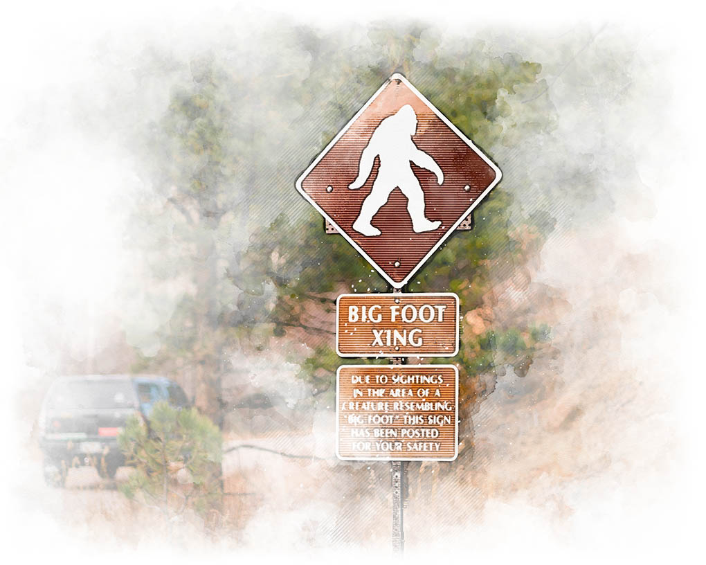 Bigfoot Sign